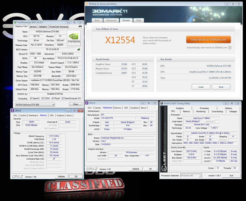 New 3DMark 11 World Record!